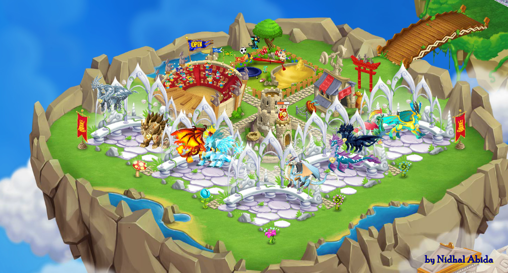 dragon city island games