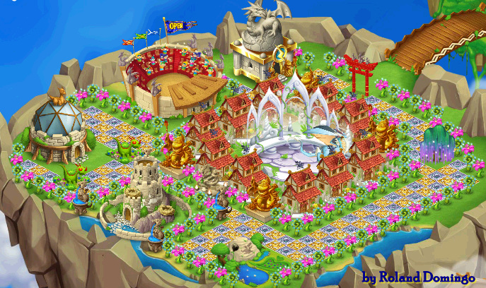 dragon city comic book island map