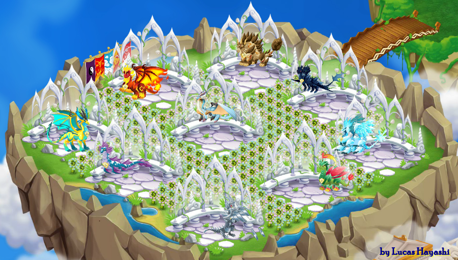 dragon city comic book island map